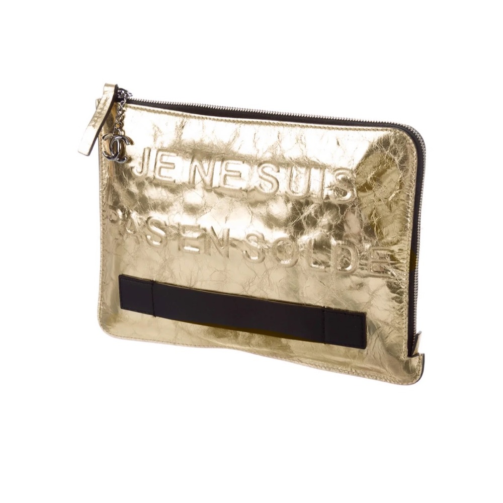 Gold CHANEL Clutch